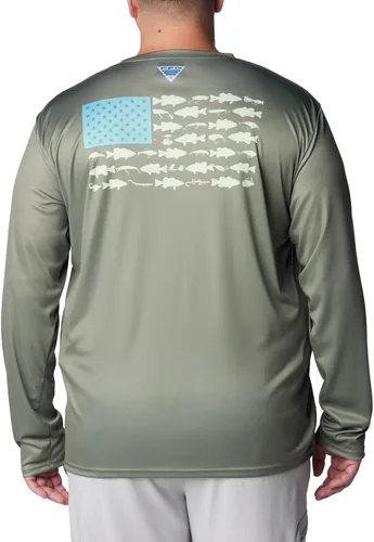 Vista 8 de Columbia Men's Terminal Tackle PFG Fish Flag Ls