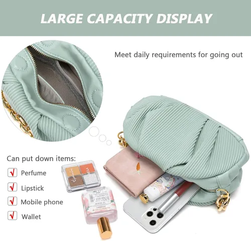 Vista 5 de KingTo Bolso de mano con nudo para mujer, bolso de mano de moda para mujer, bolso ligero