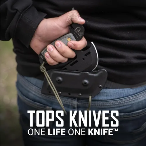 Vista 7 de Hacha de mano Tops Knives Atax Durable Steel Construction • Multi-Tool Survival Hatchet • Camping, Bushcraft, Hunting, Hiking & Emergency Use