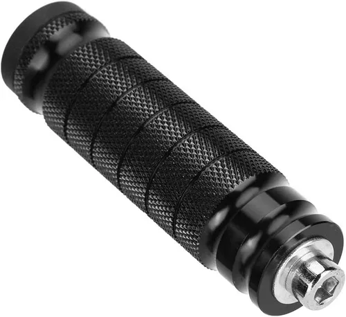 Vista 7 de Aramox Reposapiés de la motocicleta, 2pcs CNC de la Motocicleta Reposapiés Trasero Universal M8 Antideslizante Reposapiés Pies Clavijas Pedales