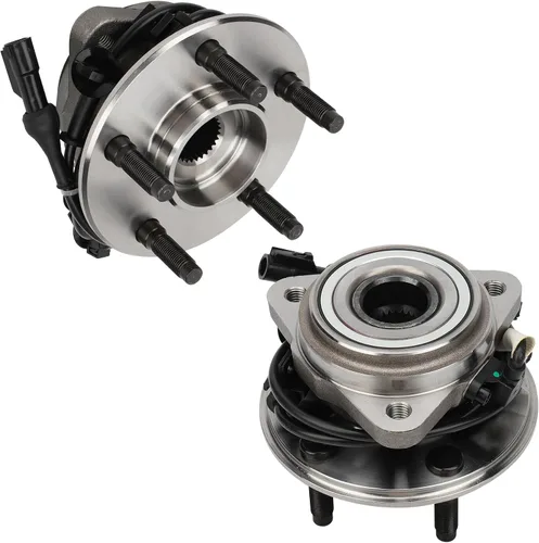 Vista 8 de IRONTEK 4WD 515003 Conjunto de cojinete de rueda delantera y cubo para Ford 1995-2001 Explorer, 2001-2003 Explorer Sport Trac, 2000-2009 Ranger