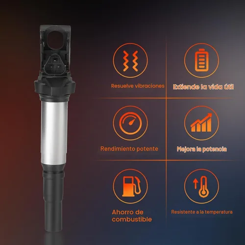 Vista 3 de Juego de 4 bobinas de encendido compatibles con Mini Cooper 2007-2013