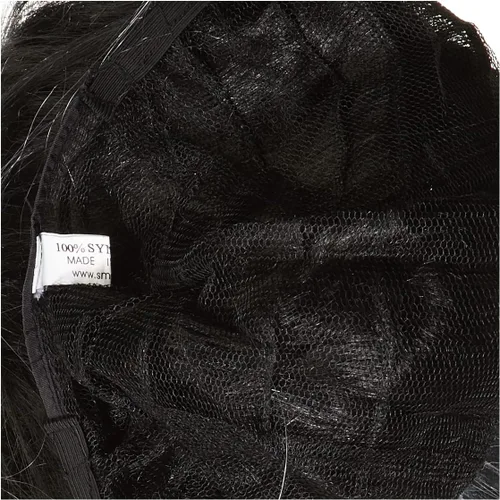 Vista 3 de Forum Novelties Peluca extra larga Lady Godiva para mujer, NegroBlanco