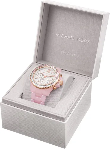 Vista 6 de Michael Kors Everest - Reloj de cuarzo con cronógrafo de acero inoxidable