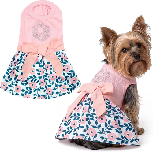Vista 114 de Parisian Pet Chambray - Vestido para perro - Ligero sin mangas para perro, niña, talla XS Chambray en general
