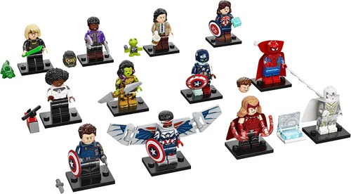 Vista 2 de LEGO Minifigures Marvel Studios 71031 Kit de construcción; un regalo impresionante para los fanáticos de los juguetes de construcción