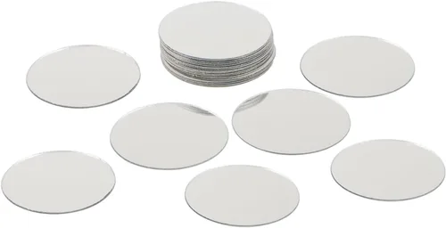 Vista 7 de Mini azulejos de espejo acrílico autoadhesivos de 1 pulgada, 50