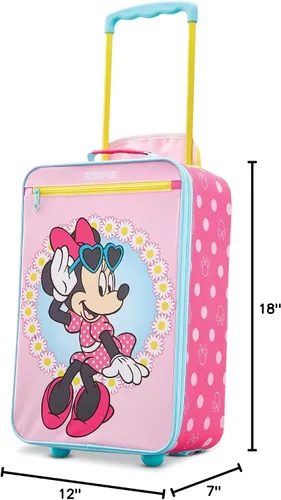 Vista 52 de AMERICAN TOURISTER - Equipaje vertical infantil de superficie blanda de Disney, Princesa), 139451-2093