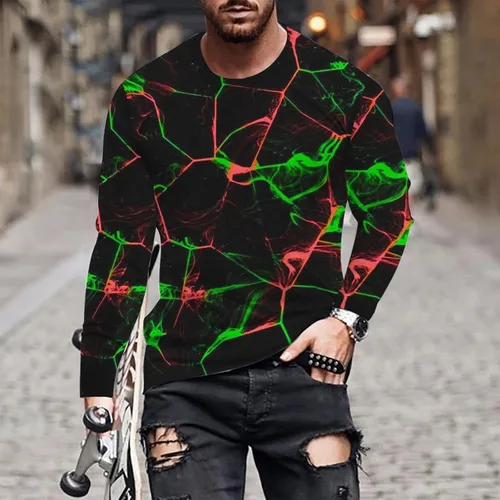 Vista 2 de Camisetas divertidas y divertidas con gráficos 3D para hombres, hombres y niños, ropa de calle a la moda, casual, elegante, sin botones