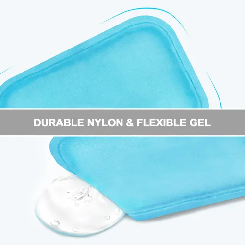 Vista 4 de Bolsas de hielo pequeñas reutilizables – Mini paquetes fríos de gel caliente y frío para lesiones, alivio de los senos nasales, ojos cansados