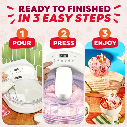 Vista 3 de Instant Pot InstantChill - Máquina para hacer helados más enrollada, sin