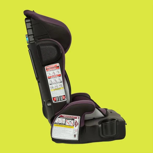 Vista 9 de Baby Trend Hybrid SI 3 en 1 - Asiento de coche con refuerzo de combinación con protección contra impactos laterales, Dash Orchid