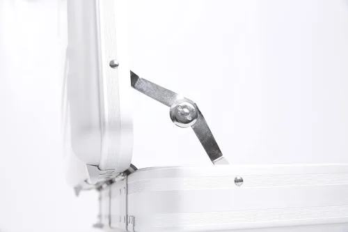 Vista 9 de urecimy Maletín de metal, caja de herramientas de aluminio, maletín para cuaderno, plateado