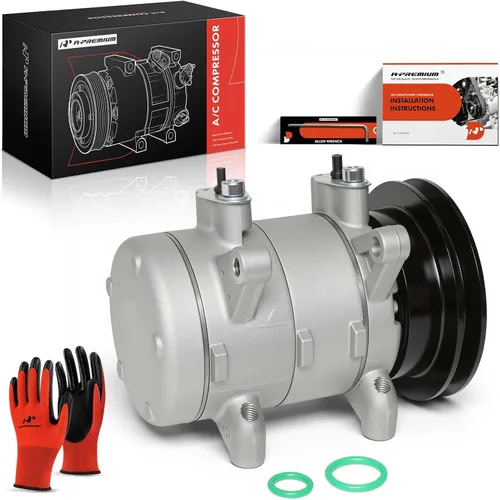 Vista 10 de A-Premium Compresor de aire acondicionado con embrague compatible con Nissan Frontier 2.4L 1998-2004, Xterra 2.4L 2000-2004, estilo DKV14C