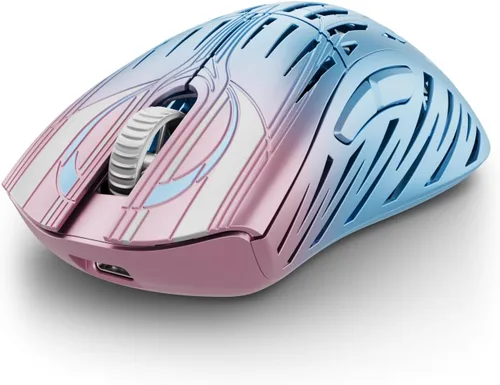Vista 3 de PWNAGE Stormbreaker – Ratón inalámbrico de magnesio para juegos 8kHz - 50 gramos ultraligero Esports Pro Gamer, sensor óptico PAW3395 de 26,000 DPI