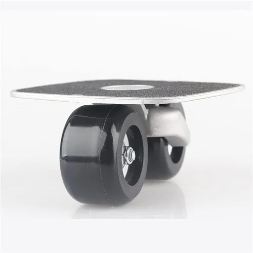 Vista 4 de Patines de placa de deriva portátil negro con ruedas de poliuretano con rodamientos ABEC-7 608