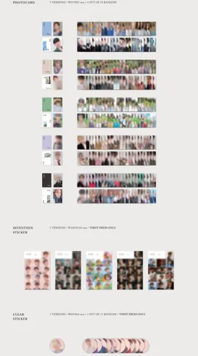 Vista 4 de Seventeen 'An Ode' 3rd Regular Album Random Version 104p PhotoBook+8p Mini Book+4p PhotoCard+Tracking