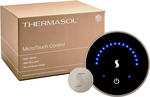 Vista 8 de Thermasol Kit de controlador MicroTouch y cabezal de vapor, kit de ducha de vapor compatible con generador de ducha de vapor Thermasol, control
