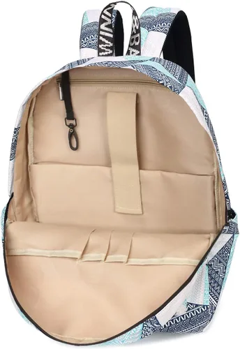Vista 6 de Mygreen - Mochila escolar con bonitos diseños para niños y niñas, 11.5 x 15.7 x 5.1 pulgadas