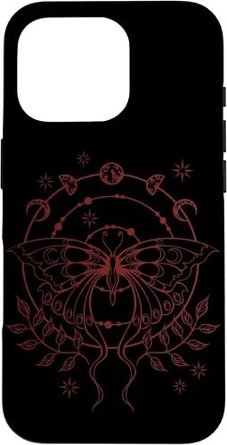 Vista 20 de Alt Emo Fairy Grunge Fairycore Goth Moth Moon Phases Case for iPhone 16