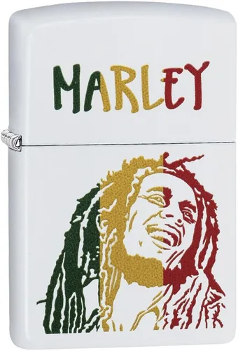 Vista 8 de Zippo Bob Marley Encendedores Azul real mate