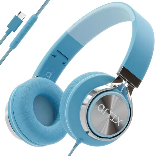 Vista 9 de ARTIX CL750 - Auriculares con cable con micrófono, auriculares con aislamiento de ruido para computadora y computadora portátil, auriculares