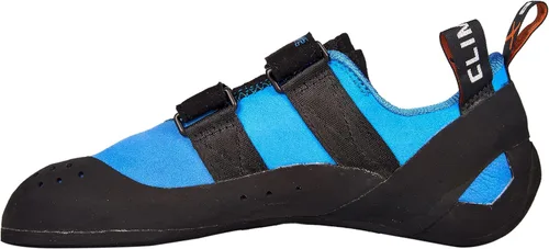 Vista 4 de CLIMBX Zapato de escalada con correa rave Azul French