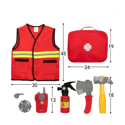 Vista 2 de Set de Bombero Colorbaby Power Action! 8 Piezas