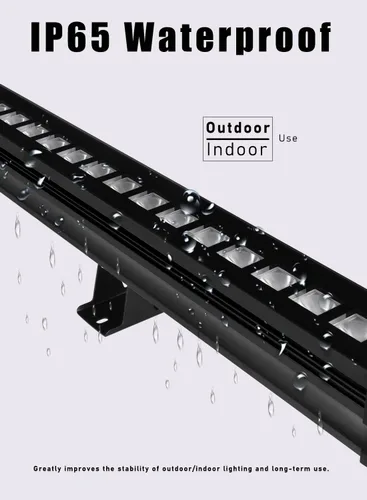 Vista 6 de Luces LED enlazables mejoradas para lavadora de pared, gran angular de 10 x 60 pulgadas, 36 W, 5000 K, luz diurna enchufable, 120 V, 40 pulgadas