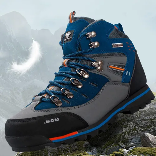 Vista 2 de HiGropcore Botas de senderismo impermeables para hombre, a prueba de viento, zapatos de montañismo MB2-17