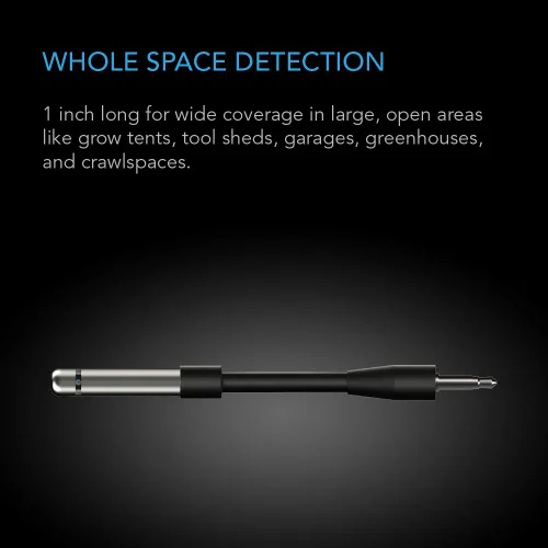 Vista 3 de AC Infinity Sonda de sensor controlador, sonda de humedad de temperatura impermeable de acero inoxidable de 1 pulgada, detector de clima