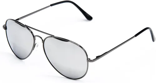 Vista 5 de Set de caja de regalo de aviador con espejo de gafas, .3 - PlataOroNegro - Juego de Lino Dorado