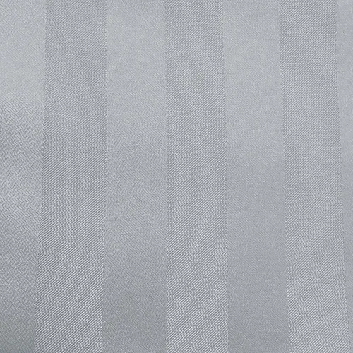 Vista 2 de Ultimate Textile Mantel ovalado de rayas satinadas (70.0 x 104.2 in), color gris plateado