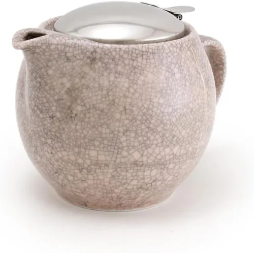 Vista 18 de ZERO JAPAN - Tetera redonda de 15 oz (450 cc) con tapa SLS e infusor de tomate