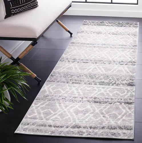 Vista 6 de SAFAVIEH Adirondack Collection - Alfombra de pasillo de 2 pies 6 pulgadas x 6 pies, diseño envejecido, no desprende pelusa y de fácil cuidado, ideal