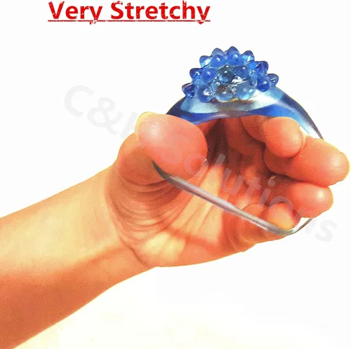 Vista 6 de C&H Solutions Anillo de gelatina con luces LED intermitentes (12 piezas)
