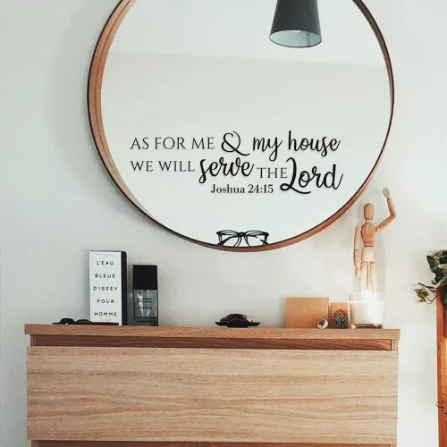 Vista 3 de 12 calcomanías de pared inspiradoras, calcomanías de pared de la Biblia, calcomanías motivacionales para dormitorio, sala de estar, decoración de 12