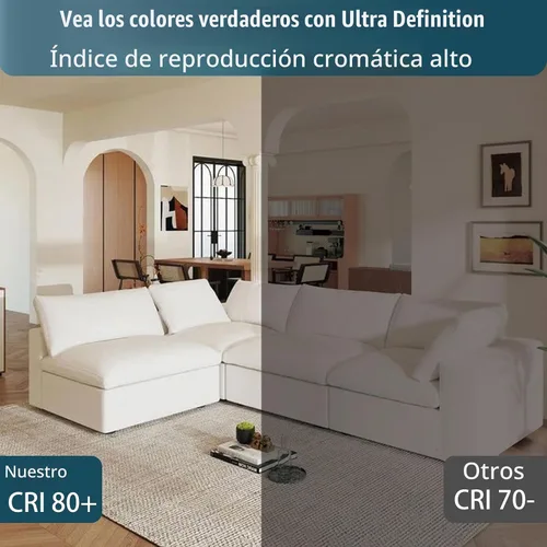 Vista 4 de GT-Lite Bombilla LED de mazorca de maíz de 5200 lúmenes, 40 vatios, equivalente a 300 vatios, color de luz diurna de 5000 K, base E26, bombilla