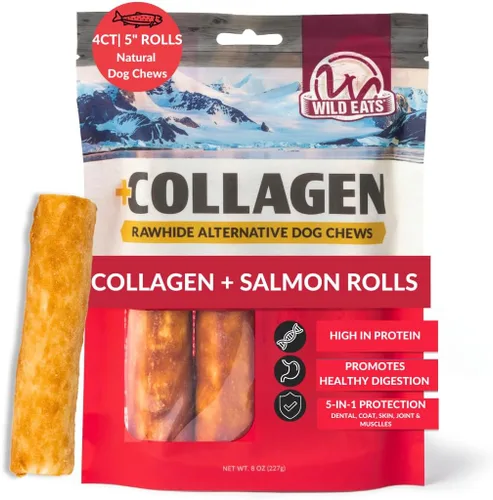 Vista 9 de Wild Eats Palitos de Colágeno de Pato Real Retriever para Perros, (15 Unidades) - Golosina Masticable para Perros de Larga Duración, Sin Cuero