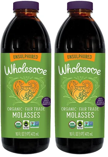 Vista 7 de Wholesome Melaza orgánica Blackstrap, 16 oz, paquete de 1