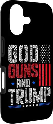 Vista 3 de God Guns and Trump Vote Donald Trump Republican Case for iPhone 17