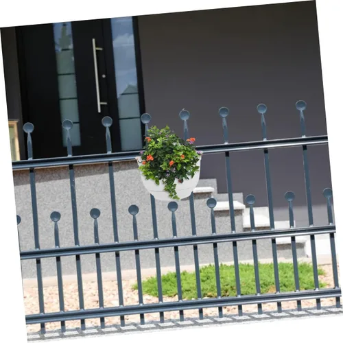 Vista 5 de Maceta colgante al aire libre semicircular de pared decoración elegante