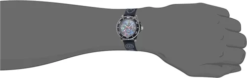 Vista 3 de Marvel The Avengers AVG3508 - Reloj para niños con correa de goma negra Negro - Movimiento de cuarzo