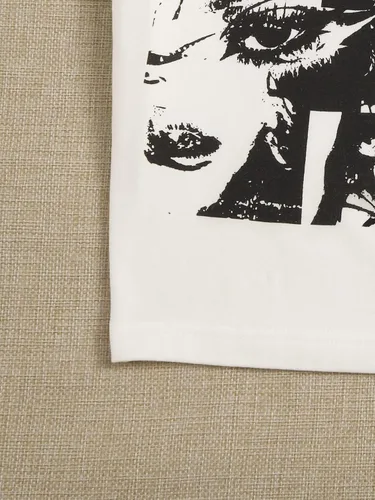 Vista 5 de SOLY HUX Camisetas de manga corta con estampado de figura de verano para mujer