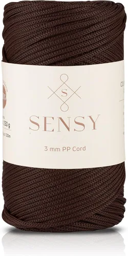 Vista 117 de Cuerda de poliéster Sensy Premium de 3 mm, 120 metros, 100% cordón de polipropileno, cuerda de macramé de 3 mm, cordón para bolsos de ganchillo
