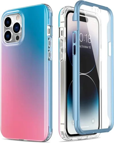 Vista 19 de Esdot Funda para iPhone 14 con Protector de Pantalla Integrado, Funda Resistente de Grado Militar con Diseños de Moda para Mujeres y Niñas, Funda