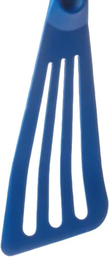 Vista 4 de Mercer Culinary Hell's Tools Hi-Heat - Espátula ranurada, 12 x 3.5 pulgadas, color azul (paquete de 5)