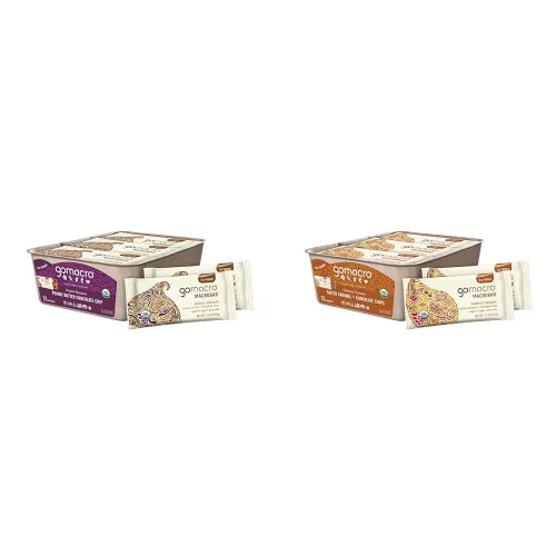 Vista 5 de GoMacro Kids MacroBar - Barras veganas orgánicas – Taza de mantequilla de maní y rollo de canela (barras de 0.90 onzas, 7 unidades) (paquete de 2)