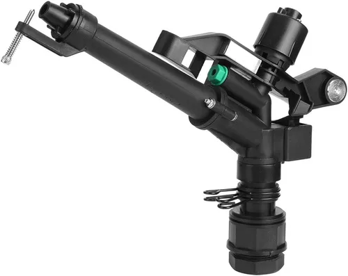 Vista 8 de Aspersor de césped de 1.5 a 1 pulgada DN25 rosca hembra automática giratoria de 360 grados brazo oscilante ajustable riego de granja