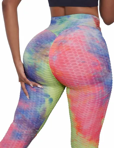 Vista 3 de Heathyoga Leggings TIK Tok para mujer leggings de cintura alta para mujer pantalones de yoga para mujer leggings de entrenamiento